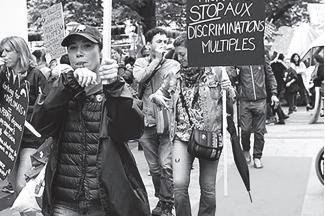 Photo de couverture de l'édition spéciale sur la grève féministe