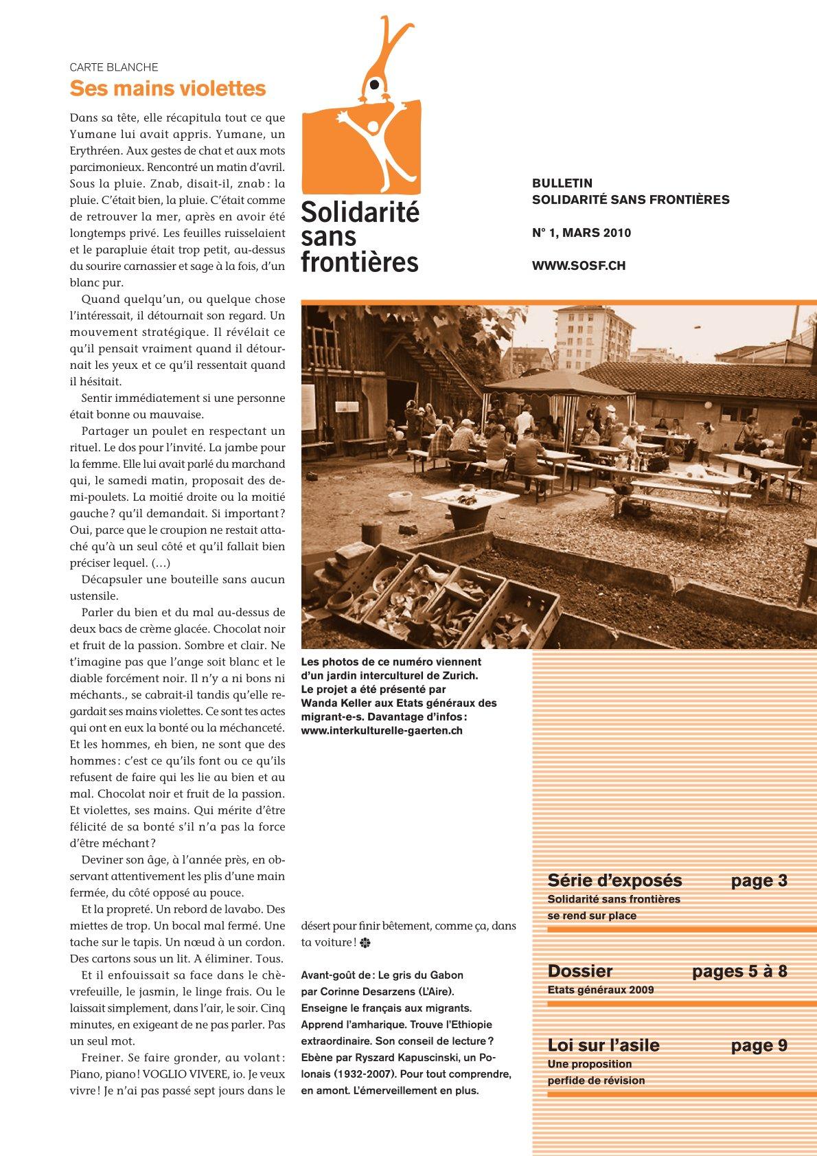 Bulletin, Nr. 1, 2010