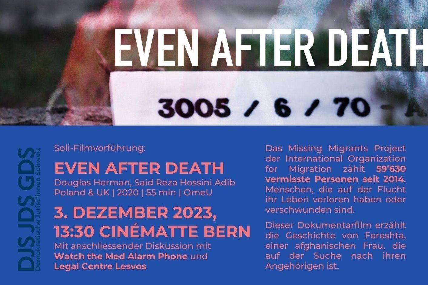 Flyer Veranstaltung Cinématte